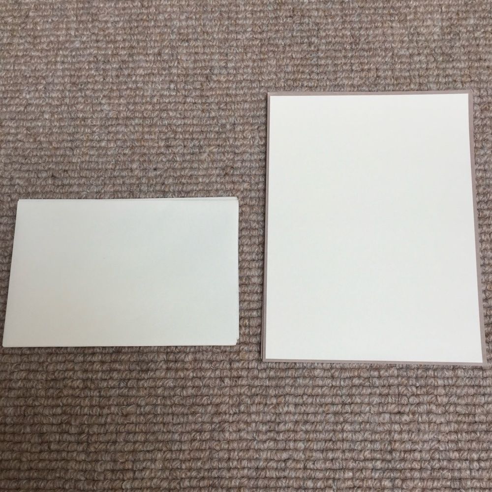 Cream Colored Stationery